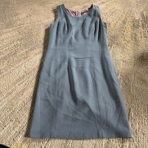 Vintage Bloomingdale’s wool mini dress sleeveless shift dress 10
